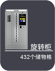 旋轉柜 432個儲物柜